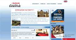 Desktop Screenshot of apartamentycichawoda.pl